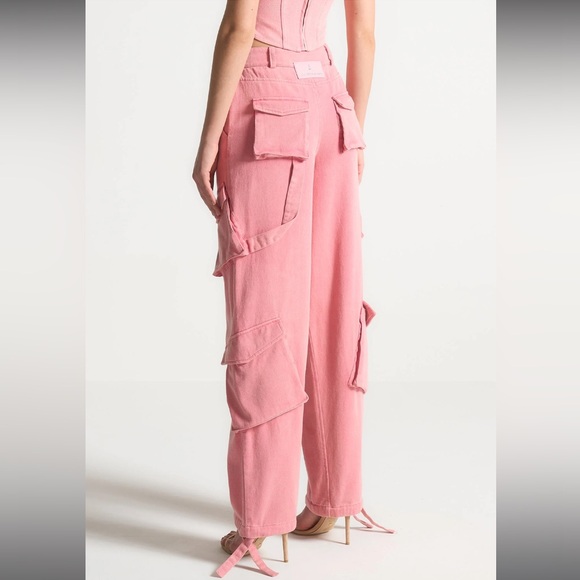 High waisted cargo pants - Picture 3 of 4